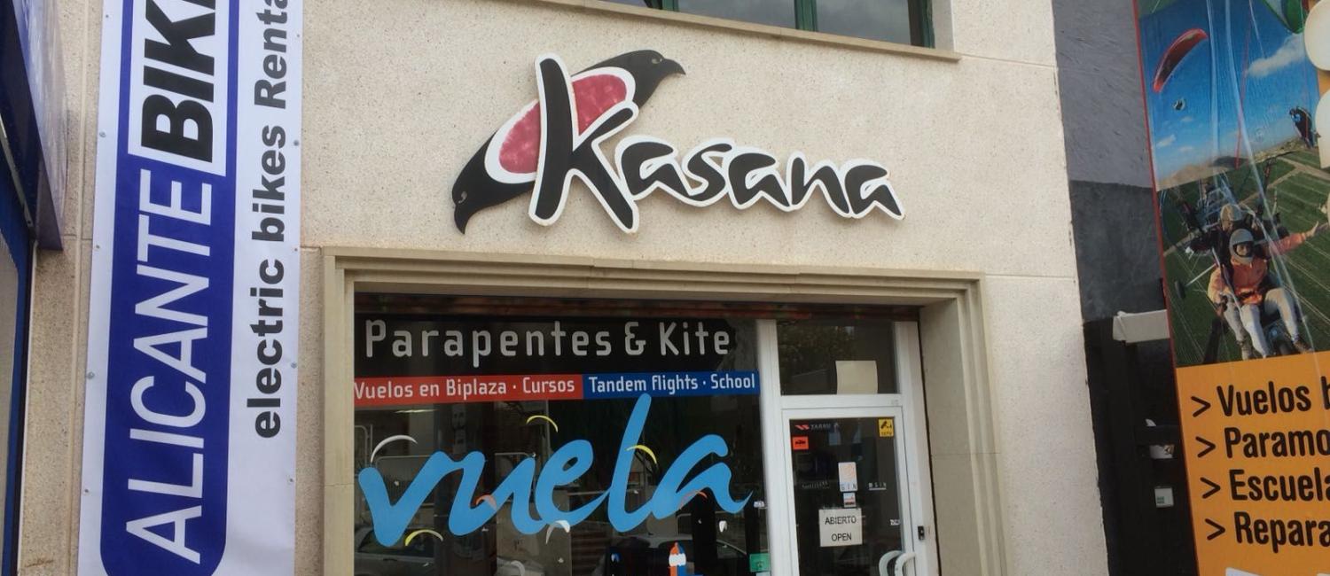 Kasana tienda de parapentes _ Alicantebikes